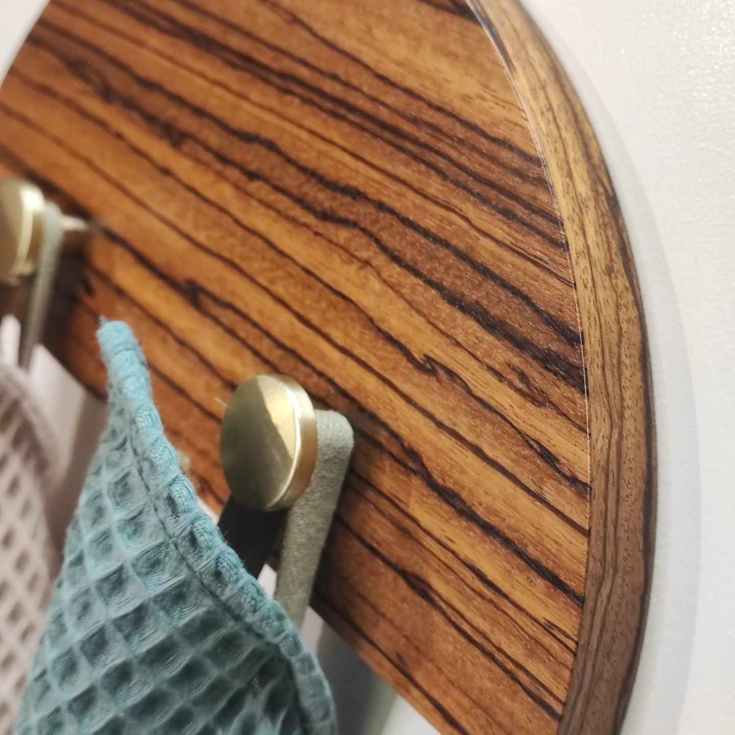 Torchon nid d'abeille Orange Marsala