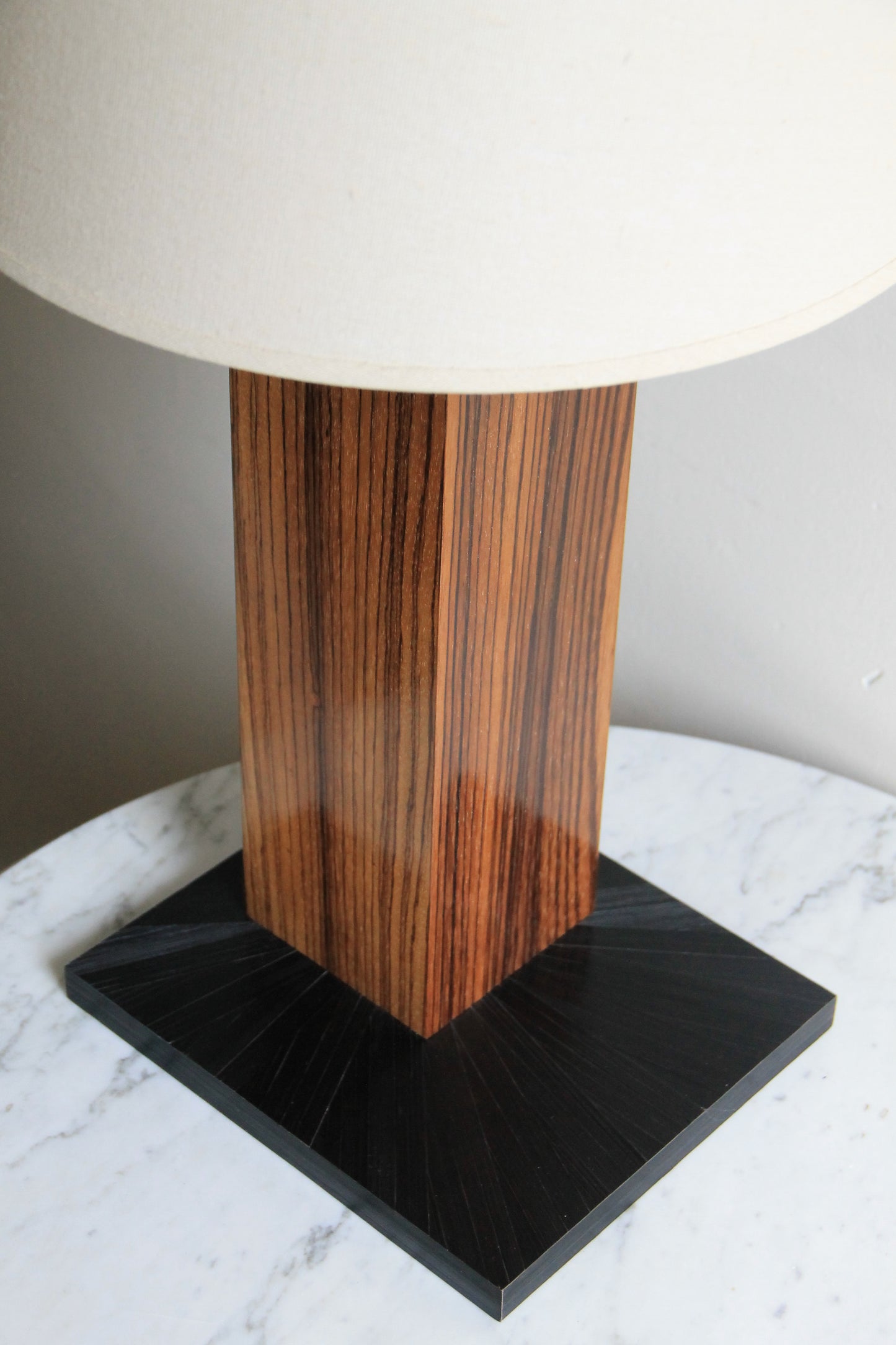 Lampe Zébrano et Paille