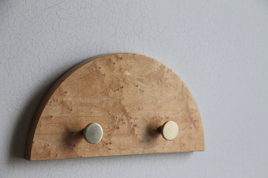 Petit Patère Demi Lune Erable