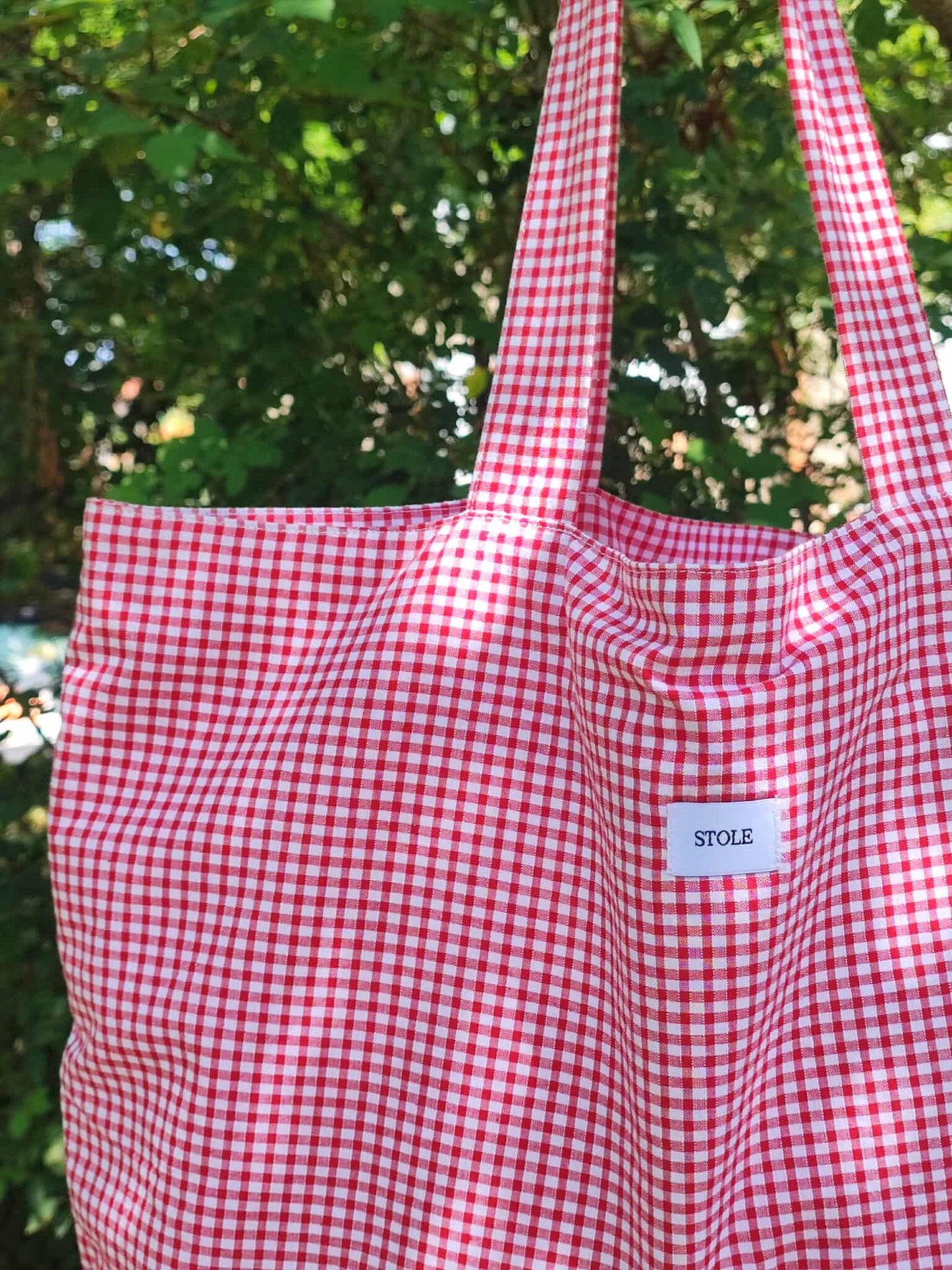 Sac Cabas Vichy Rouge