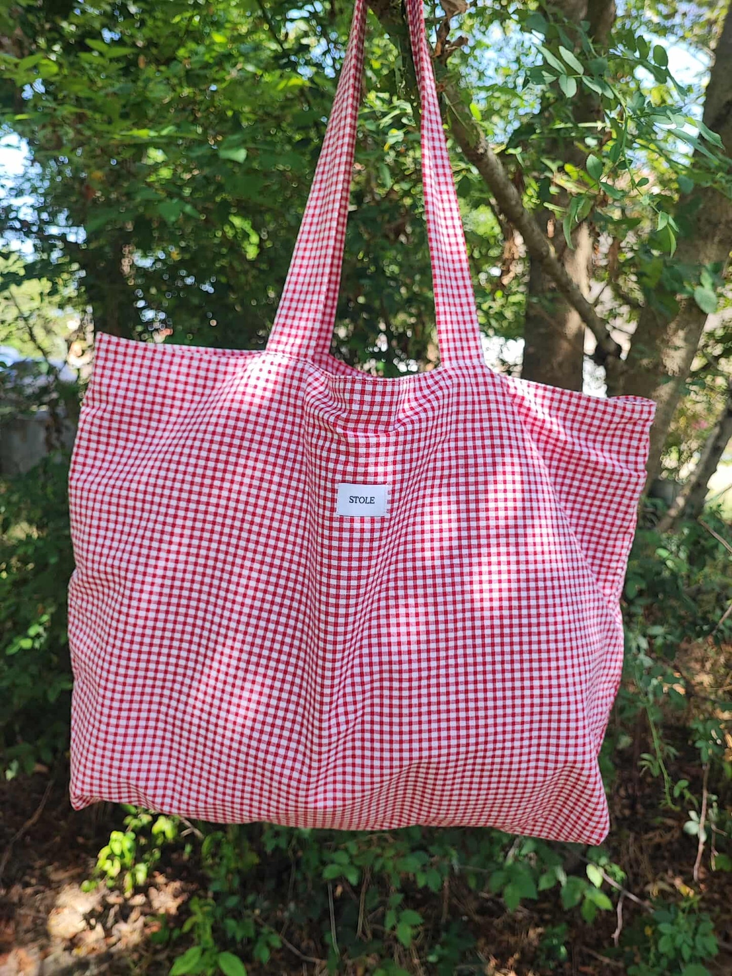 Sac Cabas Vichy Rouge
